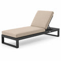 Lettino Prendisole da Esterno in Alluminio e Poliestere Beige 200x75x35 cm