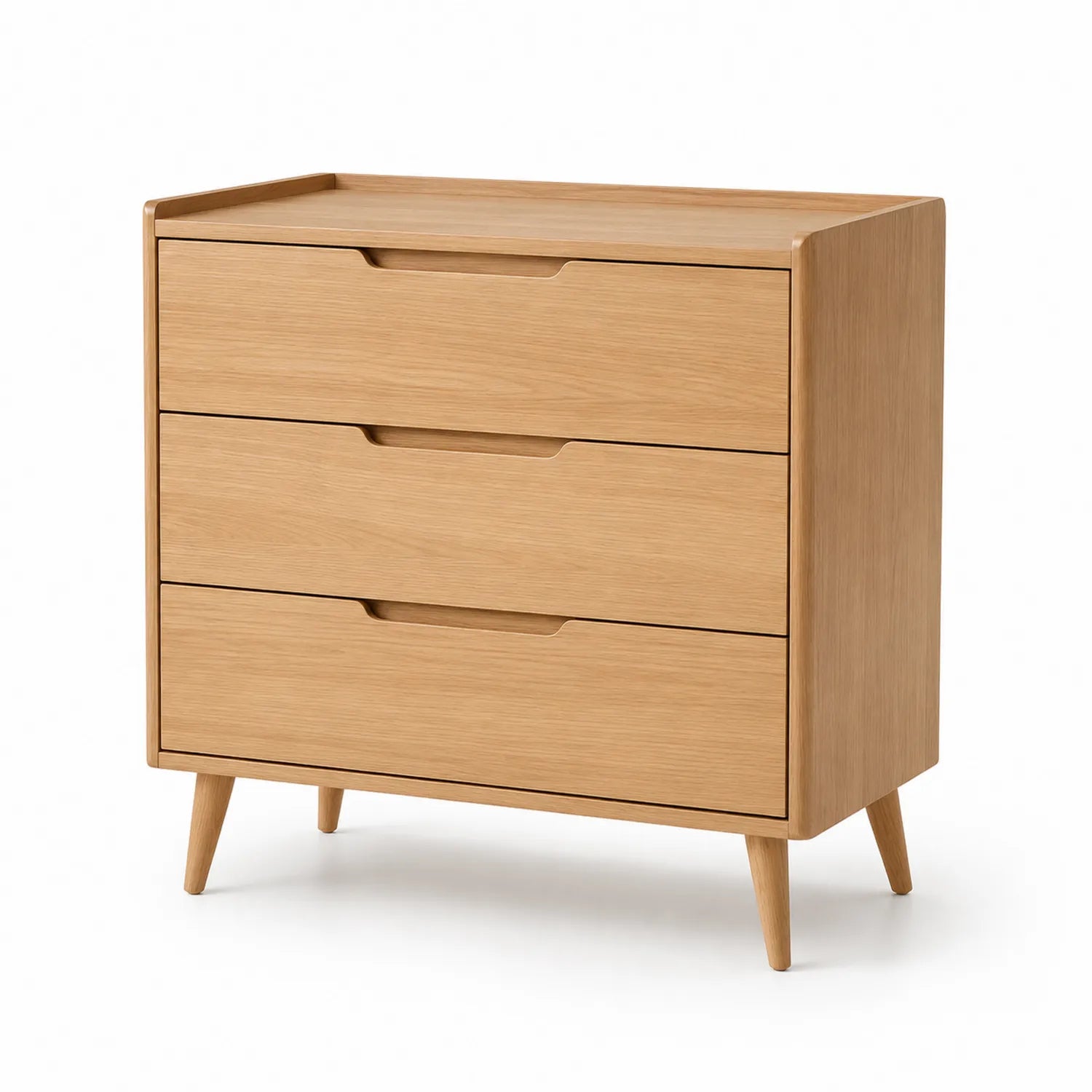 Cassettiera in legno massello colore Naturale