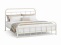 Letto Matrimoniale Metallo Verniciato a Polvere Bianco 200x160 cm