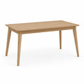 Tavolo da pranzo in legno di rovere 150x90x75 cm