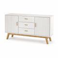 Credenza in legno con ante e cassetti