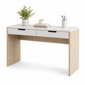 Scrivania in MDF Bianco con Cassetti